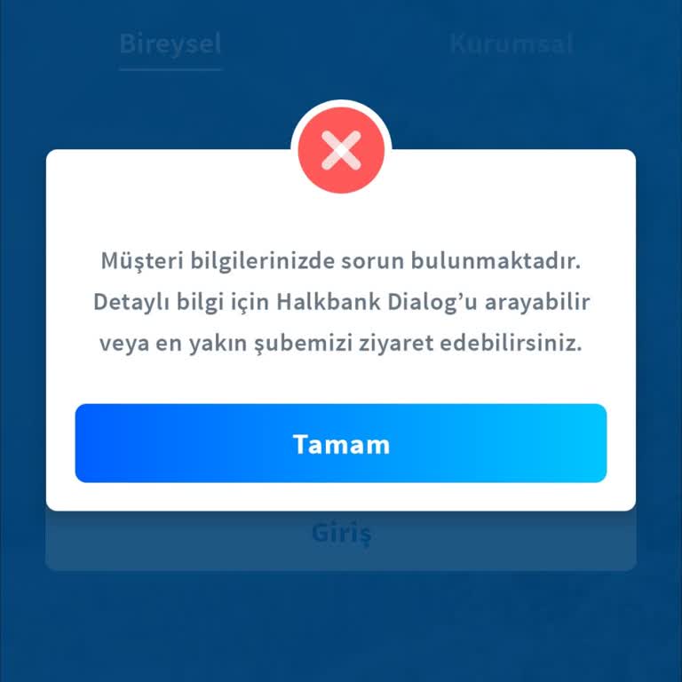 Halkbank İnternet Bankacılığına Giriş Sorunu