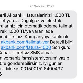 Akbank'ın Otomatik Ödeme Talimatı Hatası Ve Kampanya Mağduriyeti