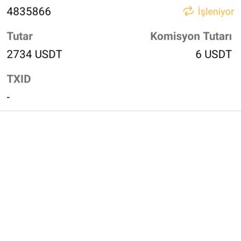 USDT Para Çekme Sorunu Ve İletişimsizlik