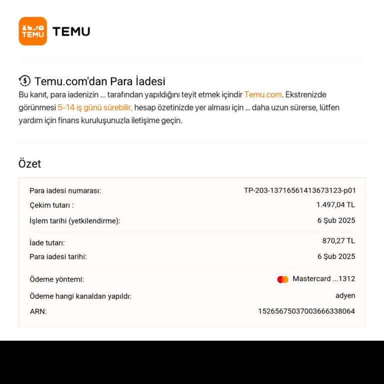 Yanlış Sipariş İadesinde Banka Ve Platform Arasında Sıkıştım