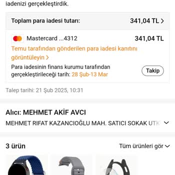 VakıfBank'ta İade Sorunu: Temu Sipariş İptali Sonrası Bekleyen Ödeme