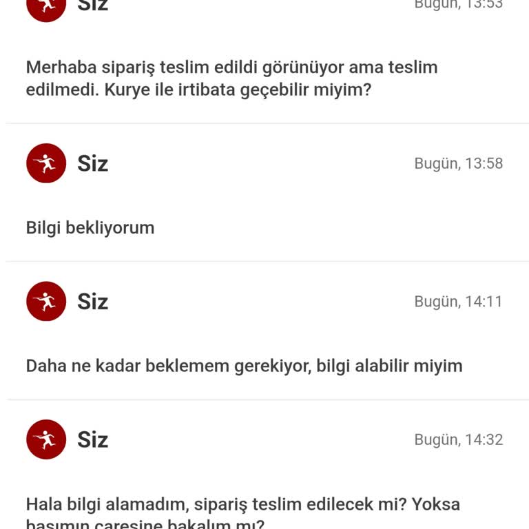 Teslim Edilmeyen Sipariş Ve İletişim Sorunları: Müşteri Memnuniyetsizliği