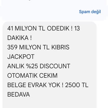 Vaycasino Sürekli Gelen SMS'lerden Bıktım