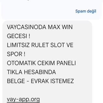 Vaycasino Sürekli Gelen SMS'lerden Bıktım
