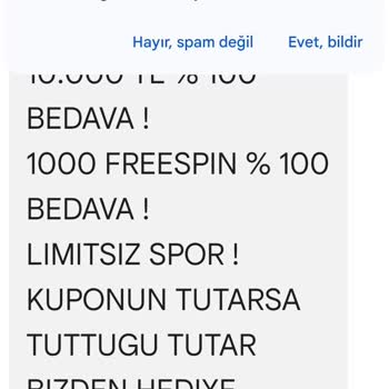 Vaycasino Sürekli Gelen SMS'lerden Bıktım