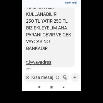 Vaycasino Sürekli Gelen SMS'lerden Bıktım