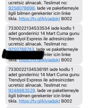 Trendyol Ve Stradivarius İade Sorunu