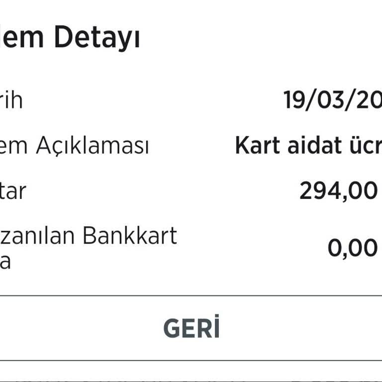Beklenmedik Kredi Kartı Aidat Ücreti Şoku!