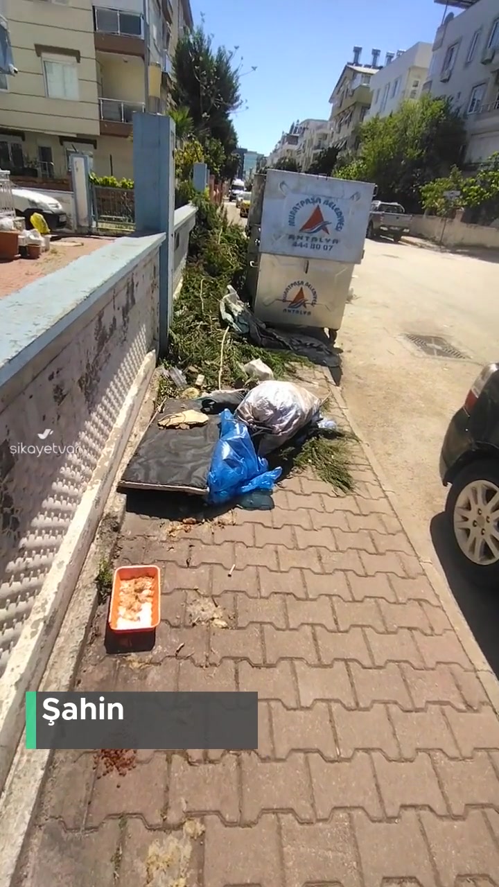 Antalya Muratpaşa Belediyesi Çöp Konteyneri Sorunu videonun kapak resmi