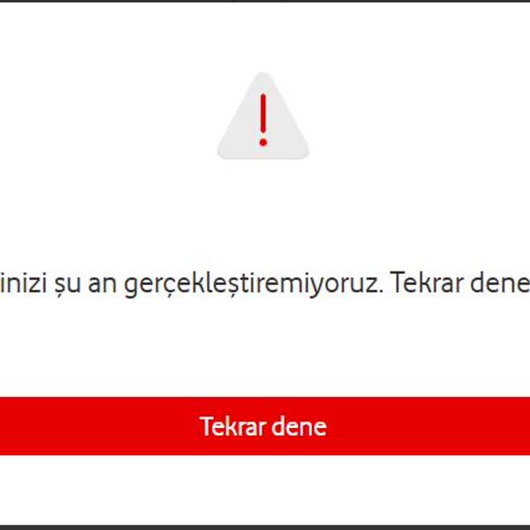 Vodafone FreeZone Hattı Tanımlama Sorunu