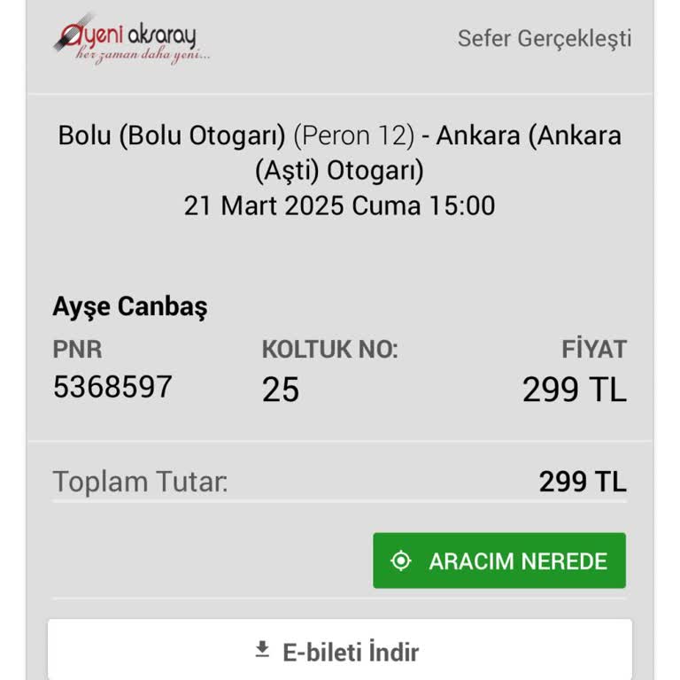 Obilet Üzerinden Alınan Bilette Rötar Ve İptal Sorunu