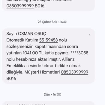 Otomatik BES Katılımı Ve Haksız Para Kesintisi