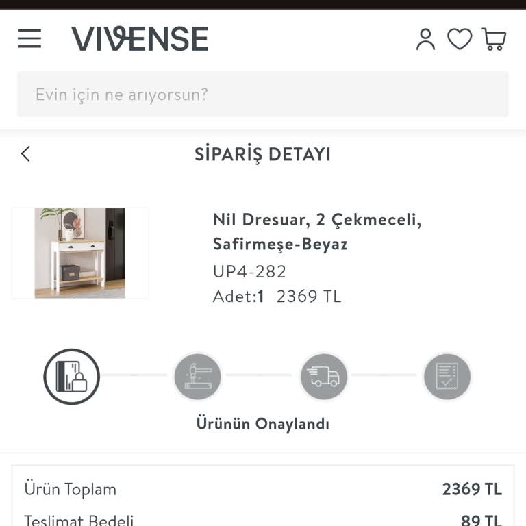 Vivense'den Sipariş Verdim Ürün Yok İade Yok Ne Yapmalıyım
