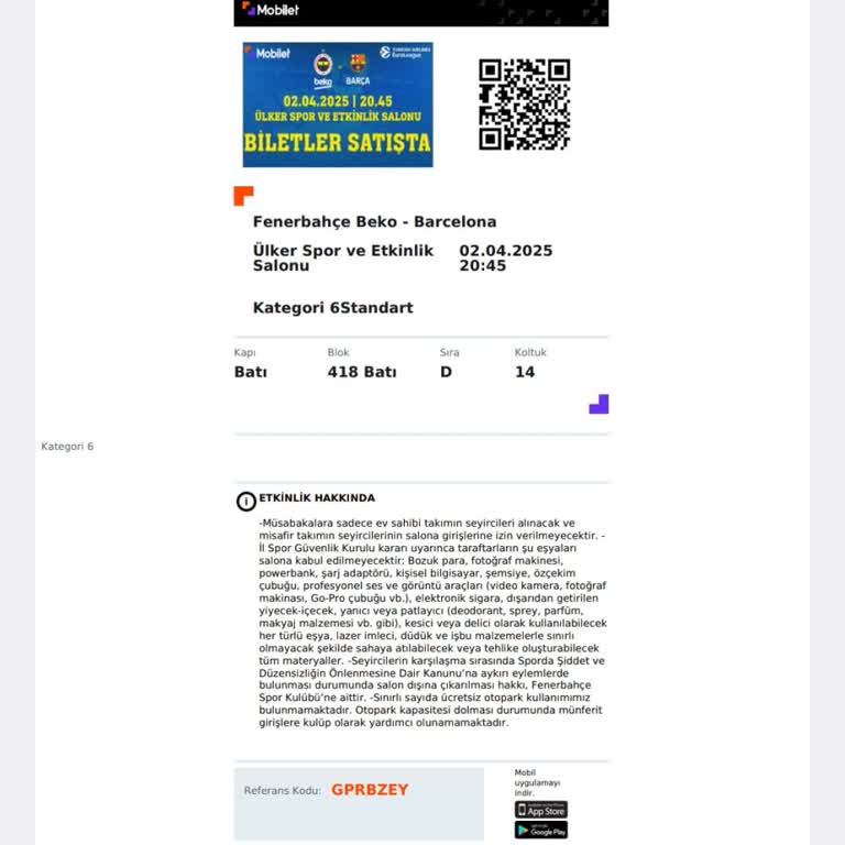 Yanlışlıkla Fazladan Alınan Biletler