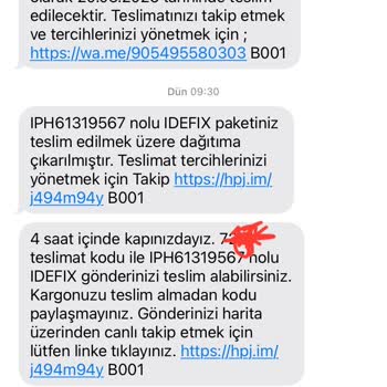 Yanlış Numara Nedeniyle İade Edilen Siparişler Ve Yetersiz Destek
