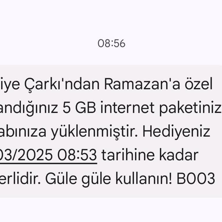 Hediye İnternet Paketleri Mağduriyeti