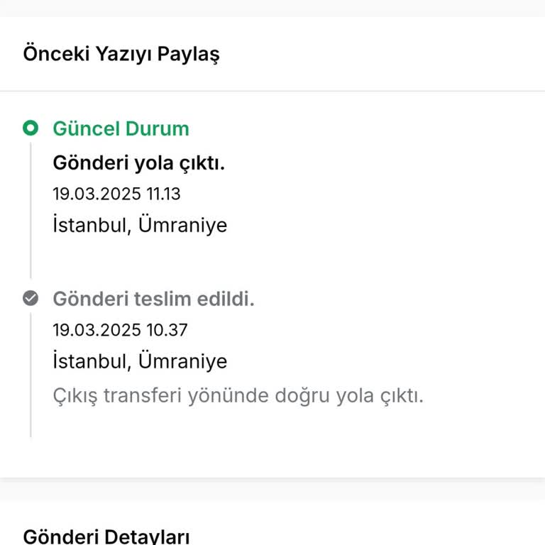 Aras Kargo'nun Geciken Teslimatı: İlerlemek Yerine Geriye Giden Hizmet