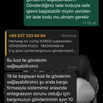 Emnora.com'da İade Sürecinde Büyük Sorunlar