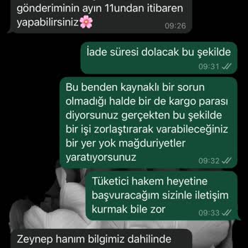 Emnora.com'da İade Sürecinde Büyük Sorunlar