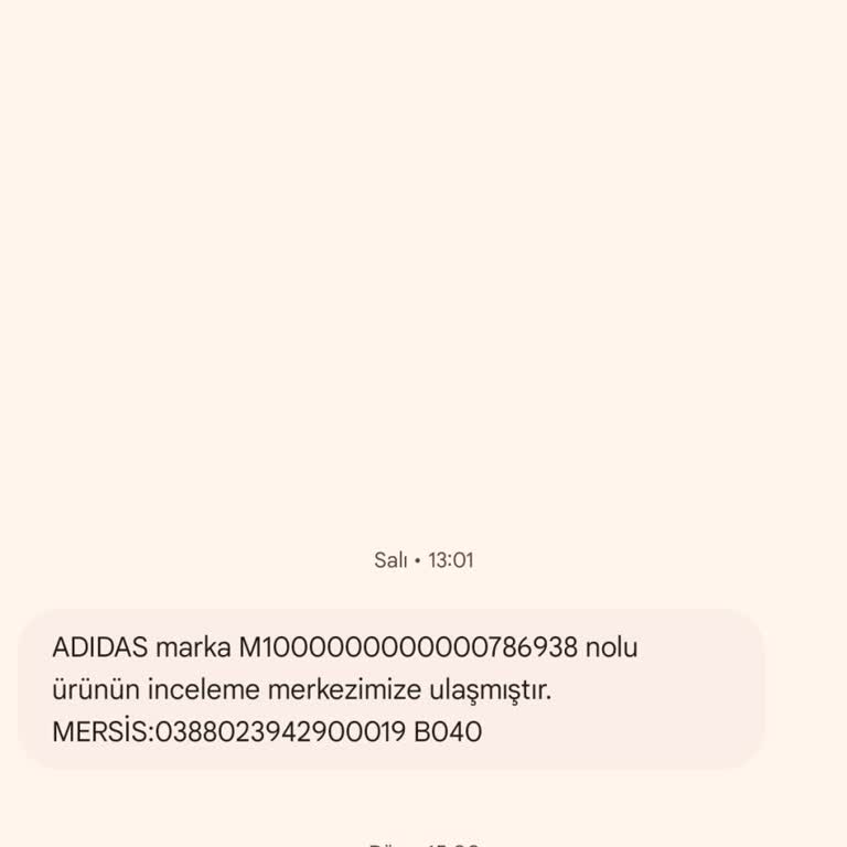 Adidas Ayakkabıdaki Yırtılma Ve Değişim Sorunu