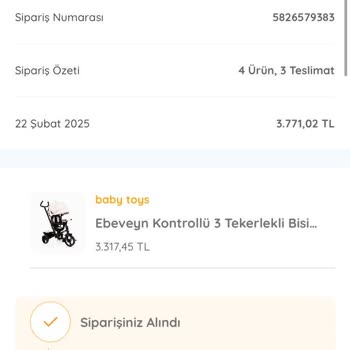 Ebebek Ve Kargo Firmasıyla Yaşanan Teslimat Sorunu