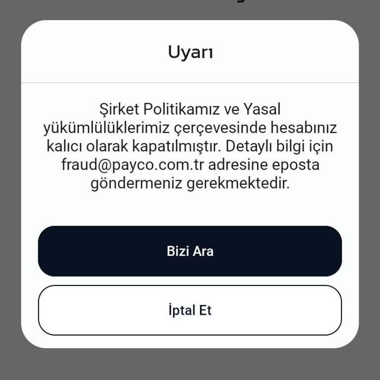 Hesap Kapatma Ve Bakiye İadesi Sorunu