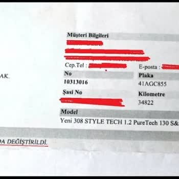 Triger Kayışı Çatlakları Ve Yetersiz Servis Hizmeti