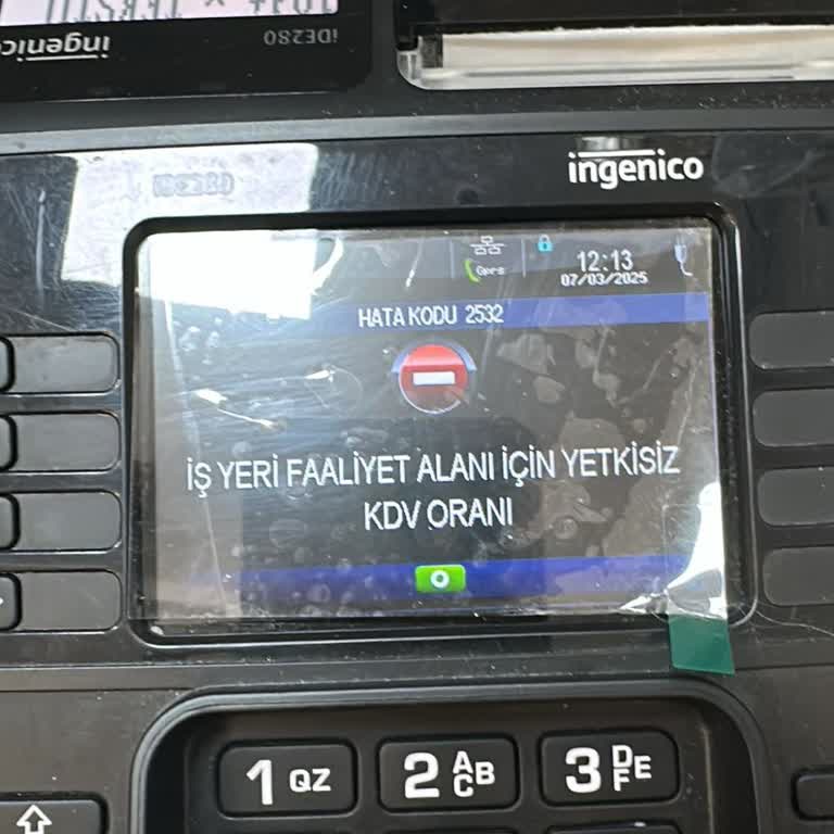 Ingenico Yazar Kasa Sorunu: Yetkisiz Kullanıcı Hatası Ve Çözüm Gecikmesi