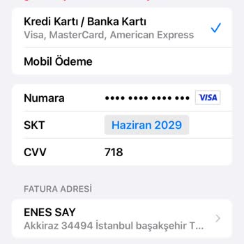 Satın Alma İşleminde Hata Ve Banka Yanıtı