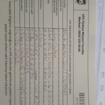 UPS Kargo Hizmetlerinde İletişim Sorunu