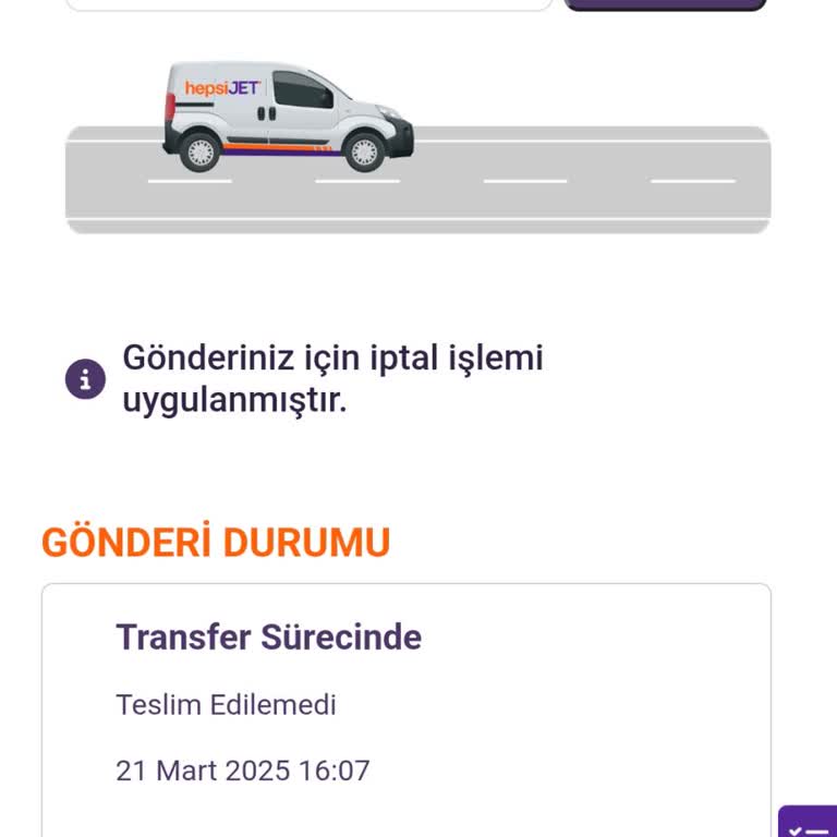 Hepsijet Kurye İptalleri Ve Teslimat Sorunları