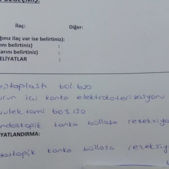 Anadolu Sigorta'nın Ameliyat Kapsamı Dışında Bırakması