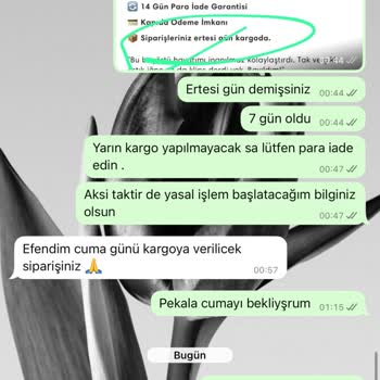 Kargoya Verilmeyen Sipariş Ve İletişim Sorunları