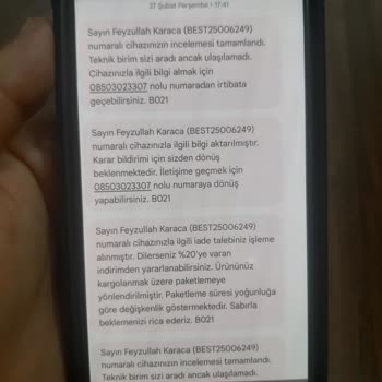 Garantili Telefon İçin Yüksek Servis Ücreti Şoku