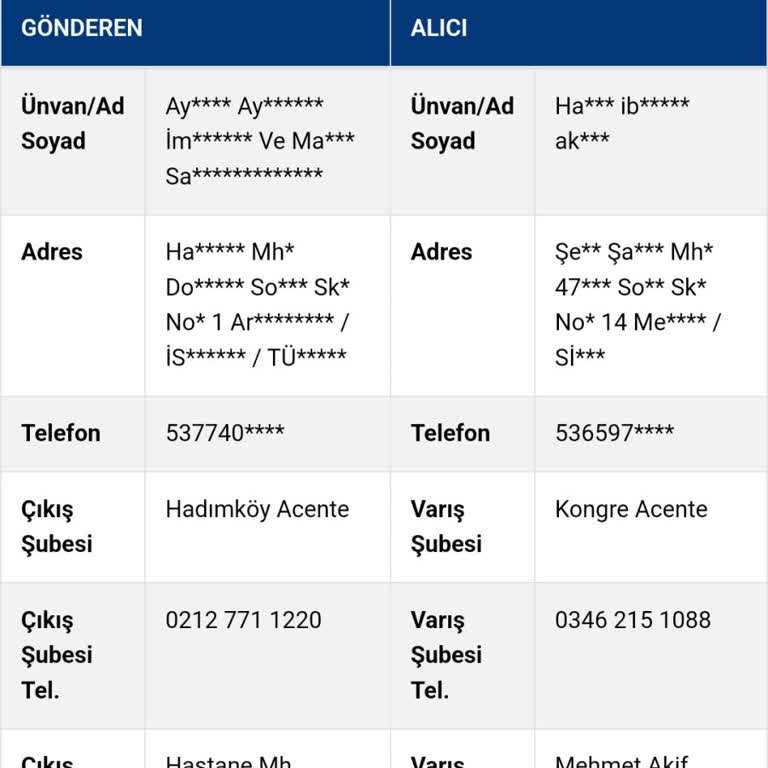 Kayıp Kargo Sorunu