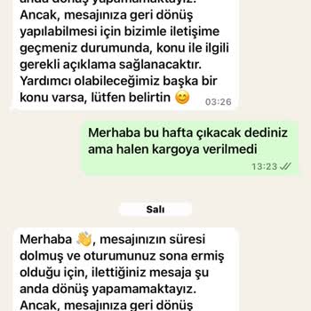 Siparişim Teslim Edilmedi Ve Bilgilendirme Yapılmadı