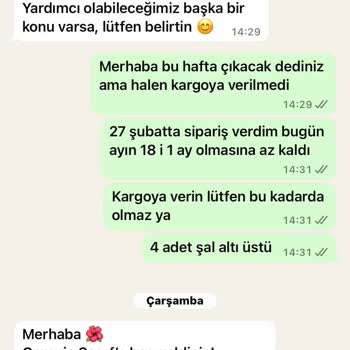 Siparişim Teslim Edilmedi Ve Bilgilendirme Yapılmadı