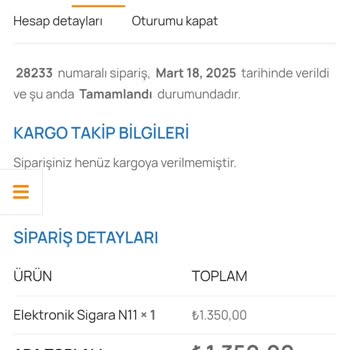 Online Mağazadan Sipariş Sonrası İletişim Sorunu