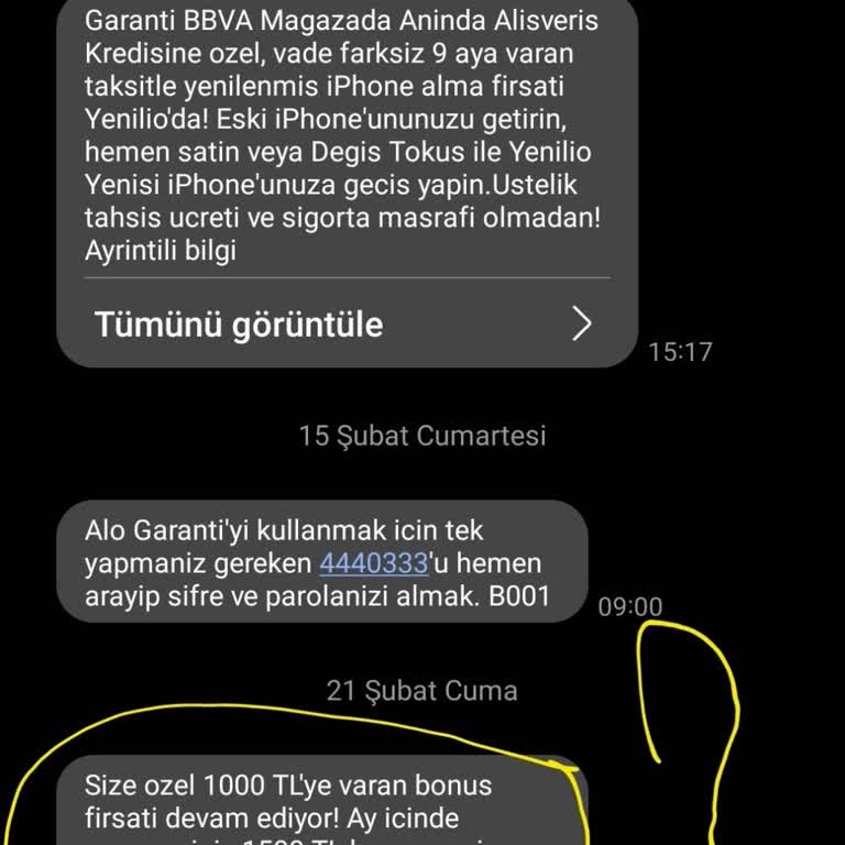 Garanti BBVA Puan Yükleme Sorunu