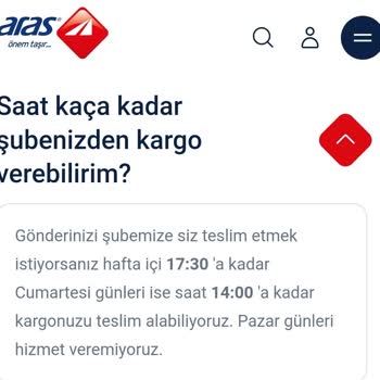 Aras Kargo Şubesinde Zamanında Hizmet Alamama Sorunu