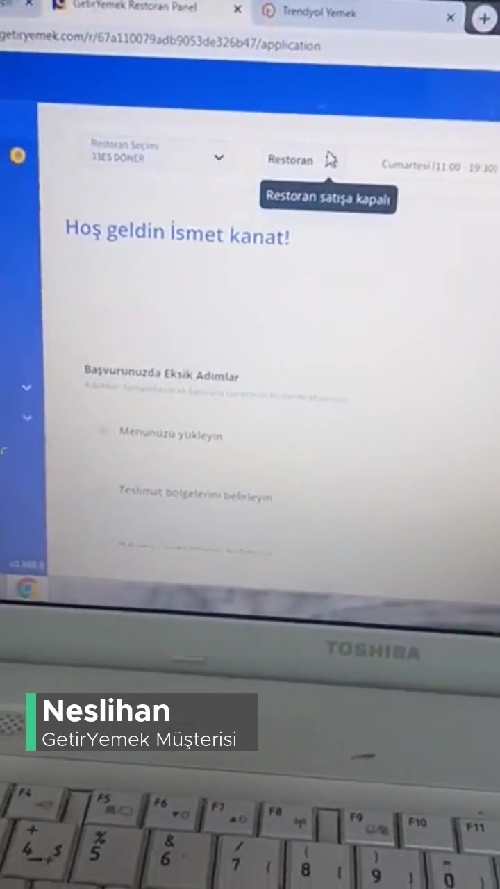 GetirYemek Satışa Açılmıyor videonun kapak resmi