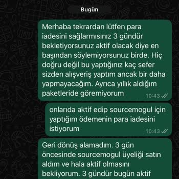 Hizmet Aktivasyonu Gecikmesi Ve Yanıltıcı Bilgilendirme