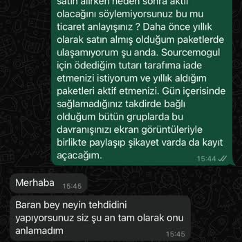 Hizmet Aktivasyonu Gecikmesi Ve Yanıltıcı Bilgilendirme