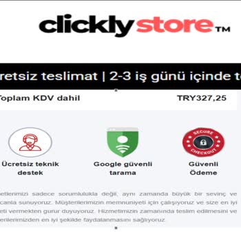 Clicklystore.com Güvenilir Görünüp Hayal Kırıklığı Yaratan Alışveriş Deneyimi