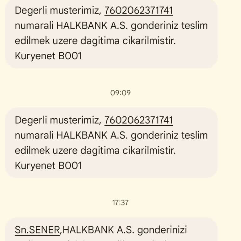 Kuryenet'in Teslimat Sorunları Ve Yanıltıcı Bildirimler