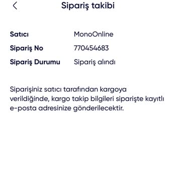 Siparişimin Kargo Süreci Hakkında Belirsizlik
