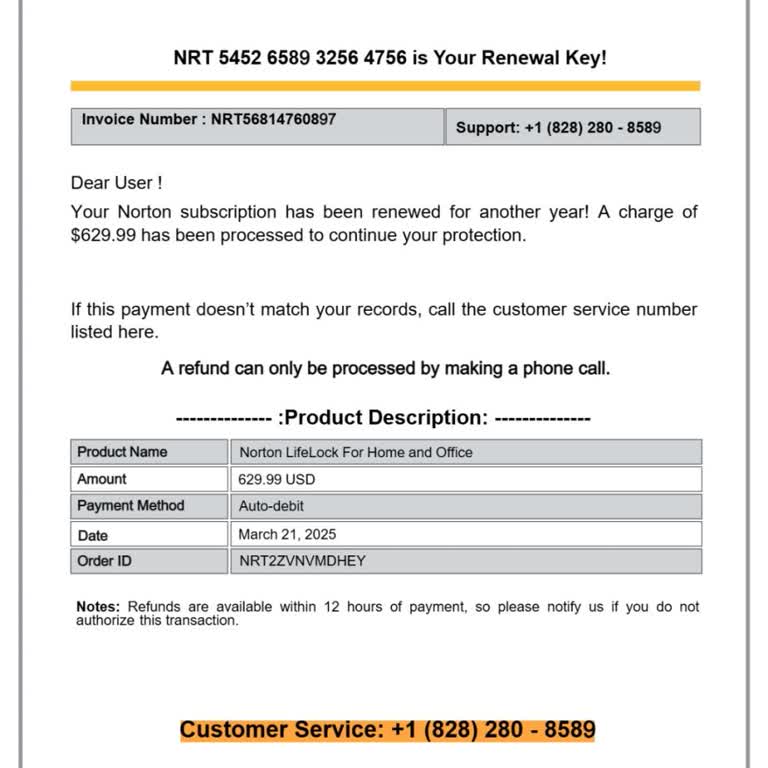 Norton Üyelik Yenileme Ücreti Şoku
