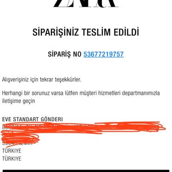 Zara Online Siparişim Yanlış Teslim Edildi Ve Çözüm Sunulmuyor