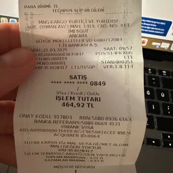 MNG Kargo'da Aşırı Yüksek Gönderi Ücreti Ve Bilgi Tutarsızlığı