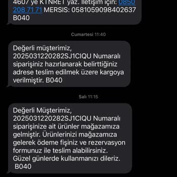 Eksik Teslim Edilen Pantolon Sorunu